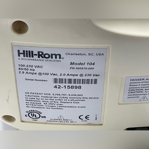 The Vest Model hill-rom 104. - Picture 9 of 14